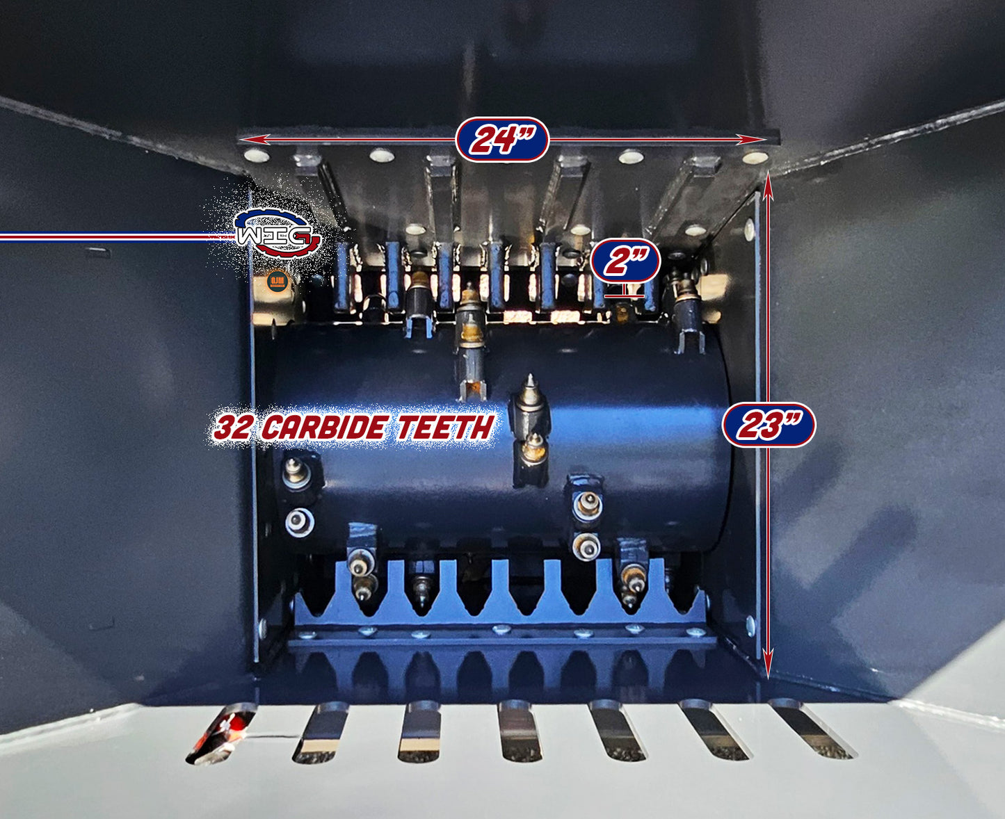 WIG XN-PS01-72 Skid Steer Material Crusher