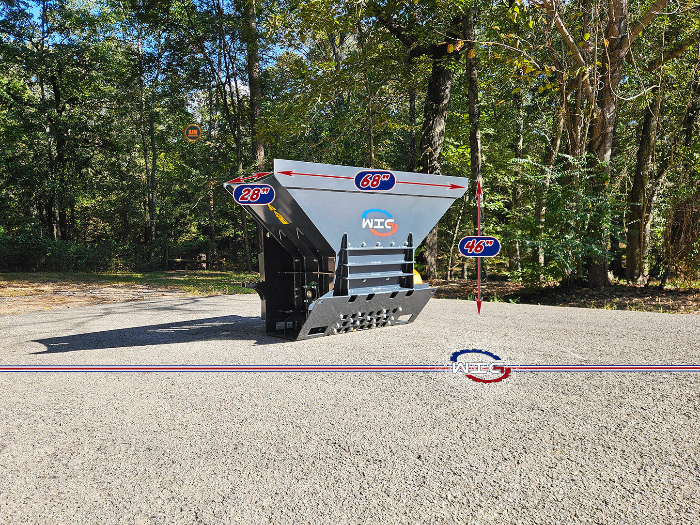 WIG XN-PS01-72 Skid Steer Material Crusher