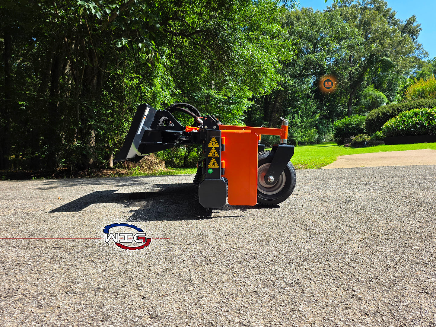 WIG XN-DLP-72W 72" Skid Steer Power Rake