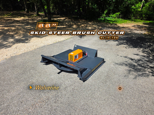 Wolverine BC-13-72W 66" Skid Steer Brush Cuttter