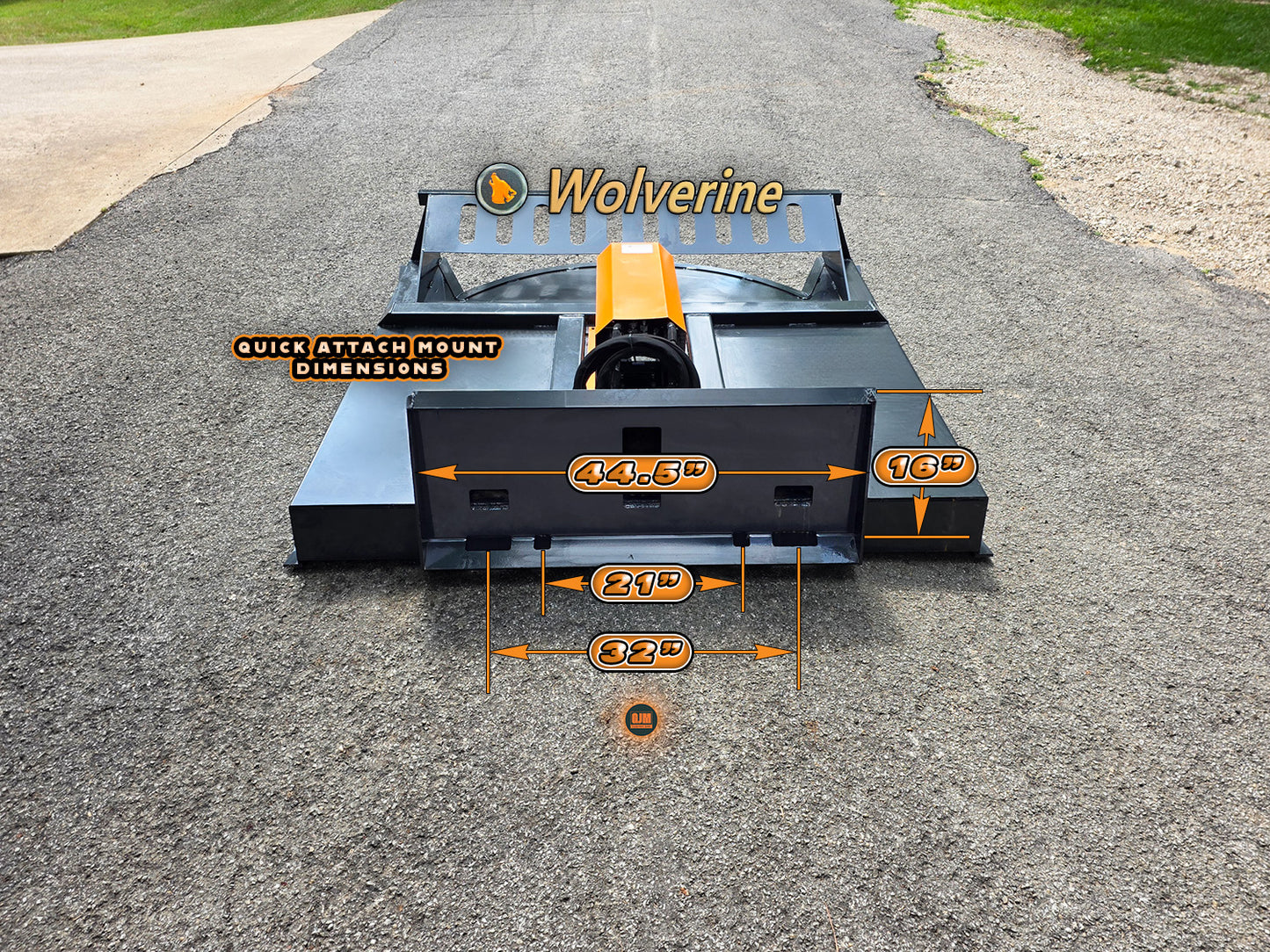 Wolverine BC-13-72W 66" Skid Steer Brush Cuttter