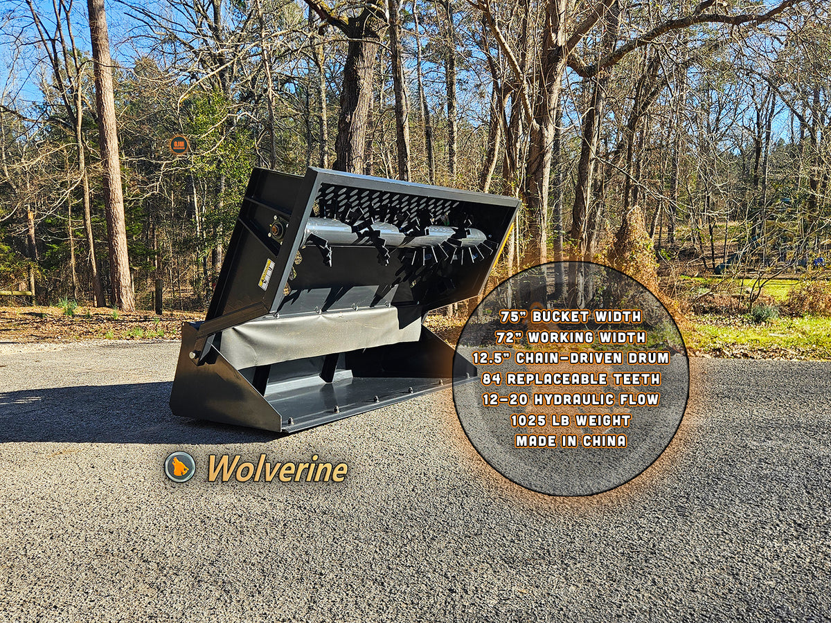 Wolverine Rakes Wolverine RCR-12-84W 72