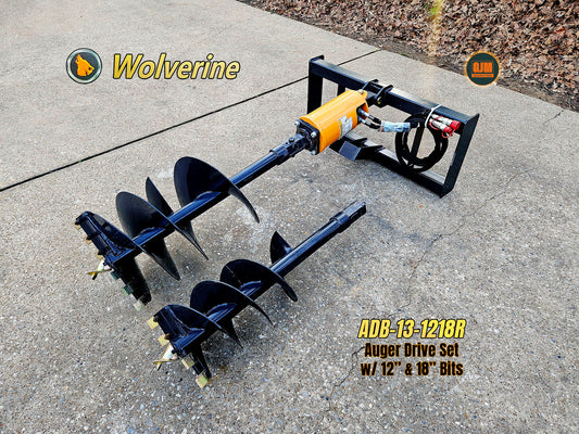 Wolverine Skid Steer Hydraulic Auger Set