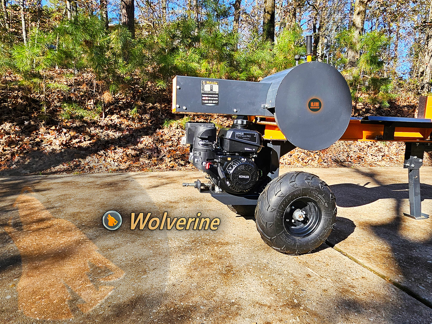 Wolverine 35 Ton 7hp Kinetic Log Splitter