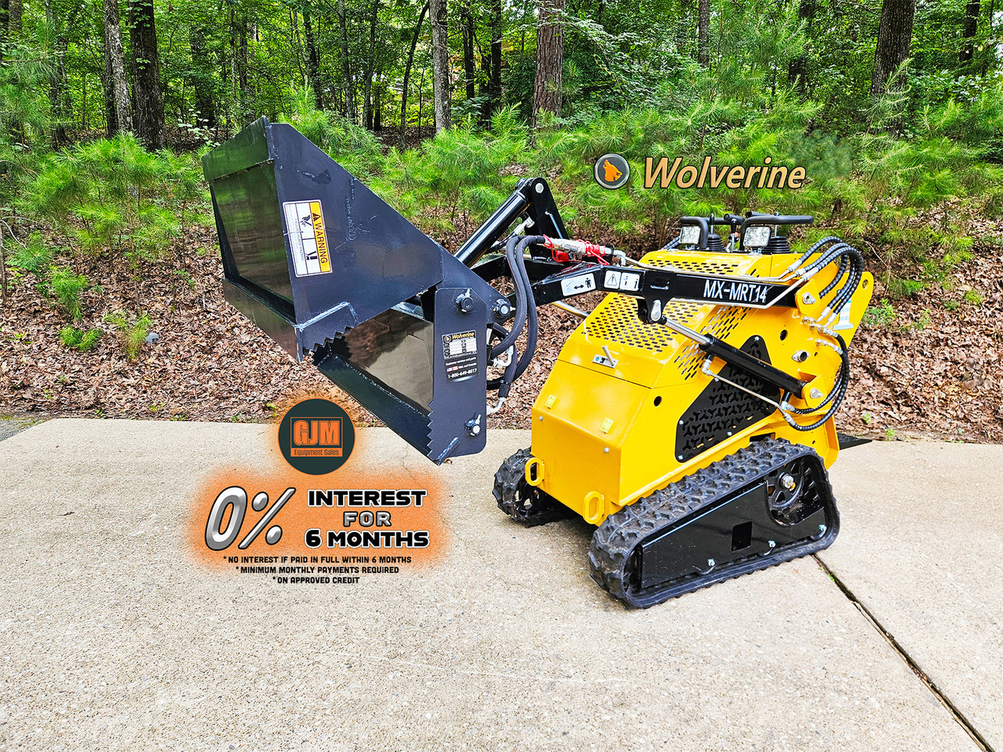 Wolverine 48" Mini Skid Steer 4-n-1 Combination Bucket