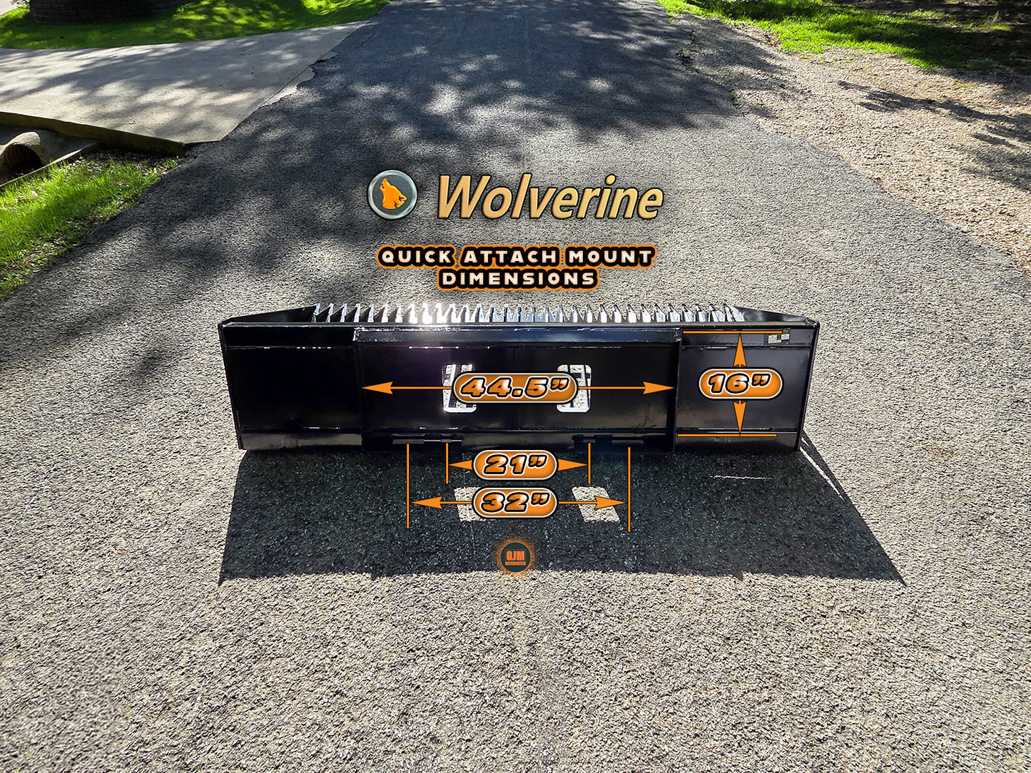Wolverine SB84 84" Skeleton Rock Bucket