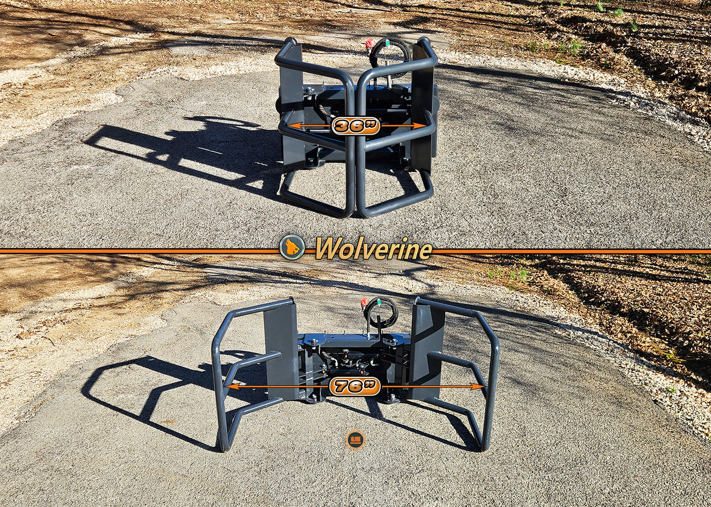 Wolverine BSH-12-75D Skid Steer Hydraulic Bale Squeeze