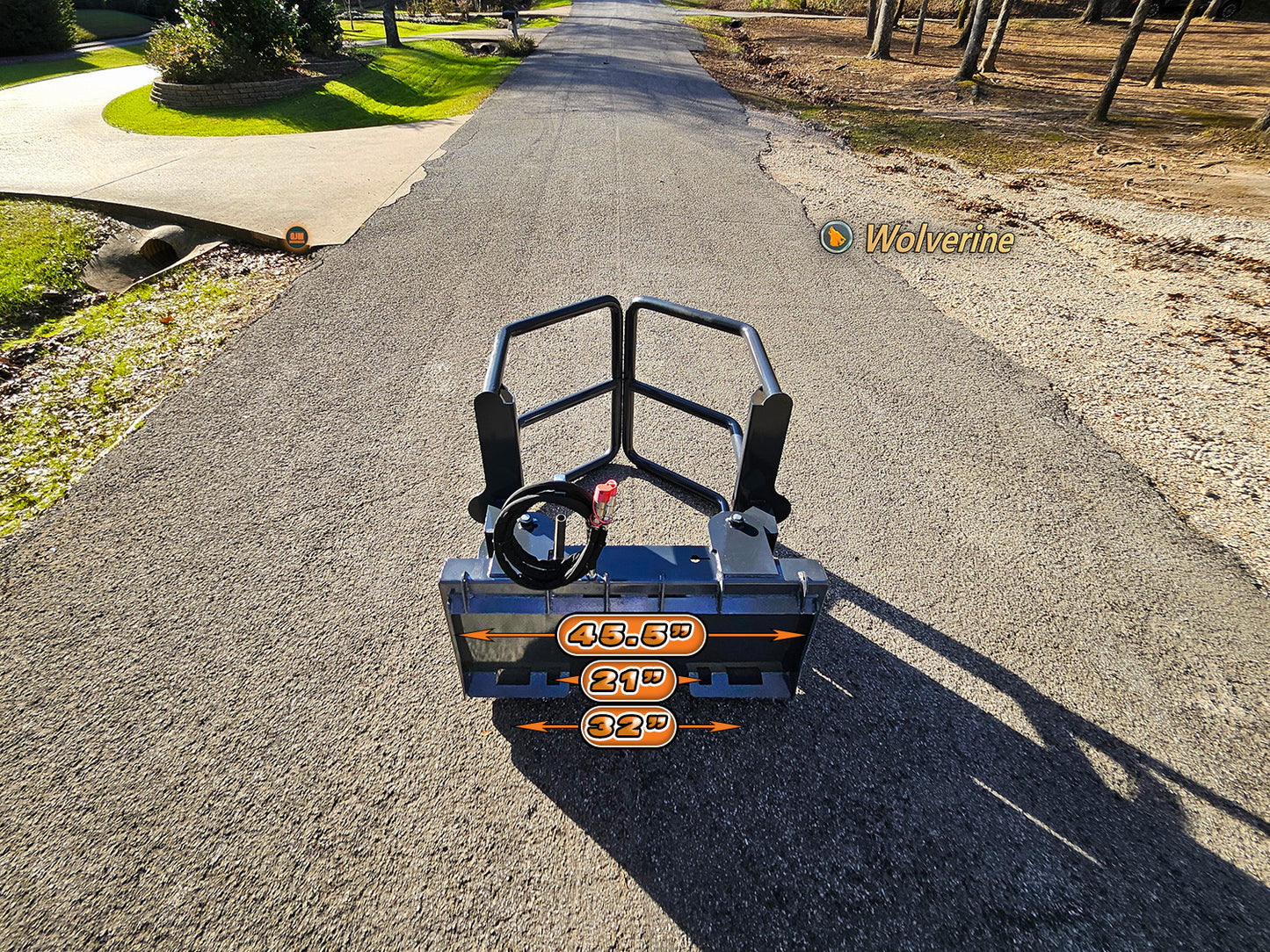 Wolverine BSH-12-75D Skid Steer Hydraulic Bale Squeeze