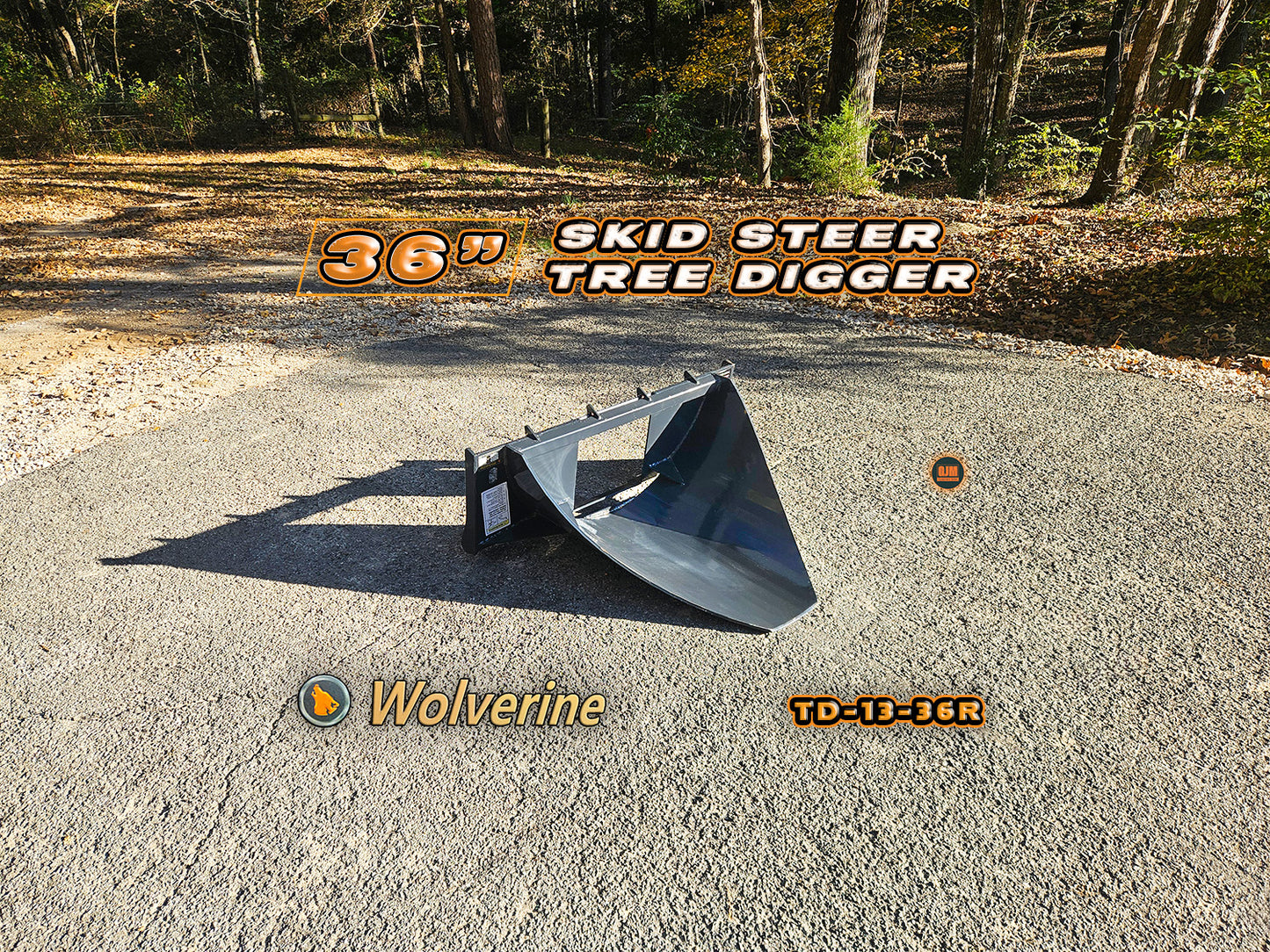 Wolverine TD-13-36R 36" Skid Steer Tree Digger