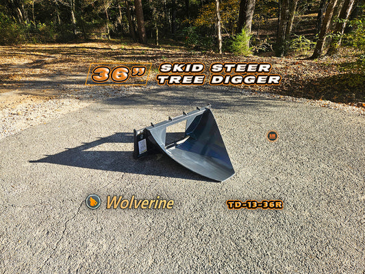 Wolverine TD-13-36R 36" Skid Steer Tree Digger