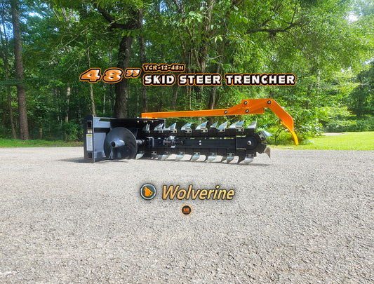 Wolverine TCR-12-48H 48" Skid Steer Trencher