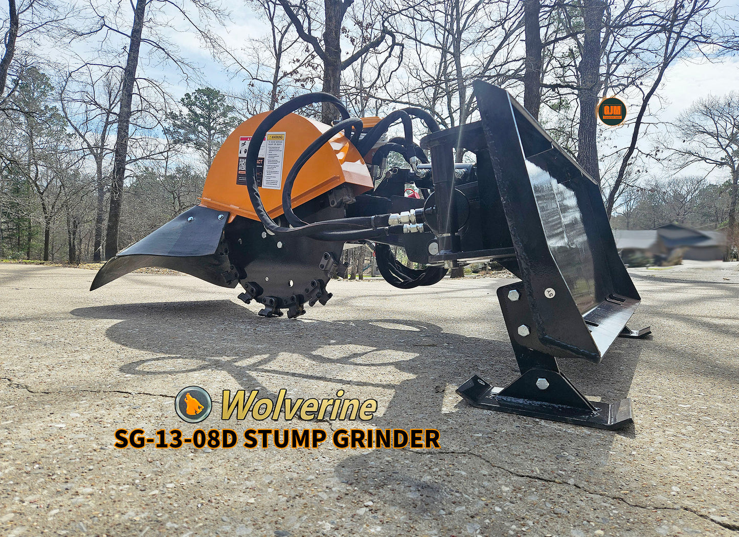 Wolverine SG-13-08D Skid Steer Stump Grinder
