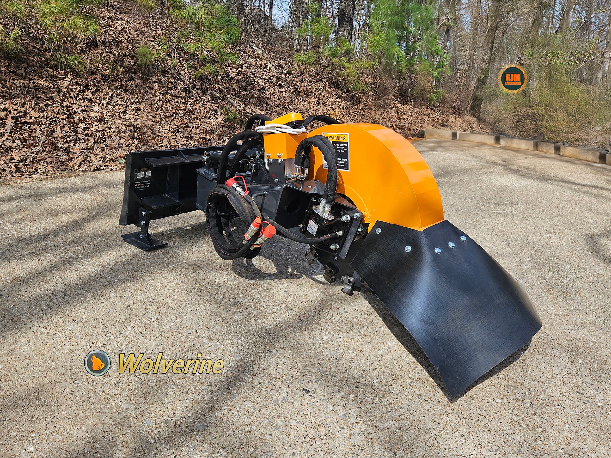 Wolverine SG-13-08D Skid Steer Stump Grinder – GJM Equipment Sales