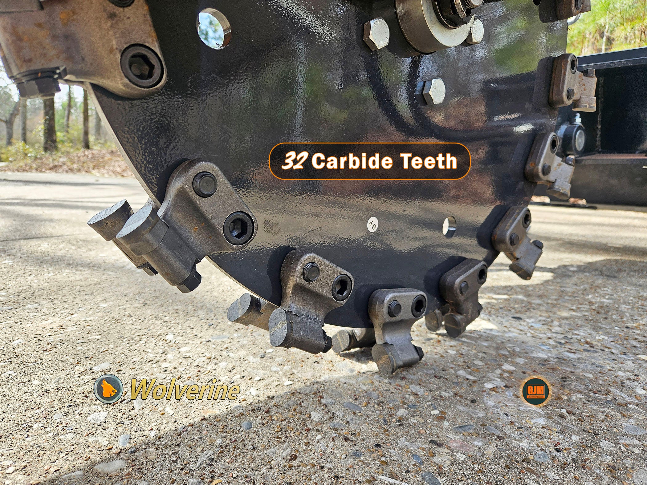 Wolverine SG-13-08D Skid Steer Stump Grinder – GJM Equipment Sales